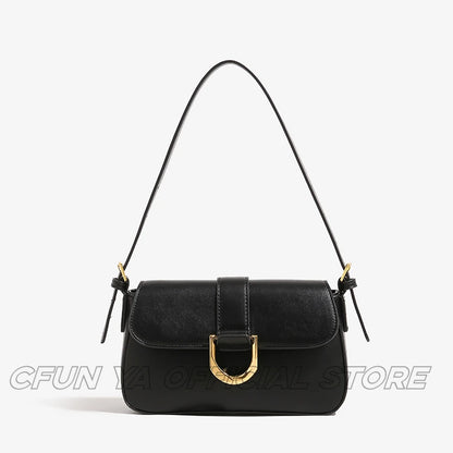 CFUN YA Fashion Luxury Women Bag Quality Leather Female Shoulder Crossbody Bags Teenager Handbag Messenger Bolsas Para Mujeres