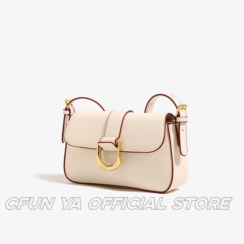 CFUN YA Fashion Luxury Women Bag Quality Leather Female Shoulder Crossbody Bags Teenager Handbag Messenger Bolsas Para Mujeres