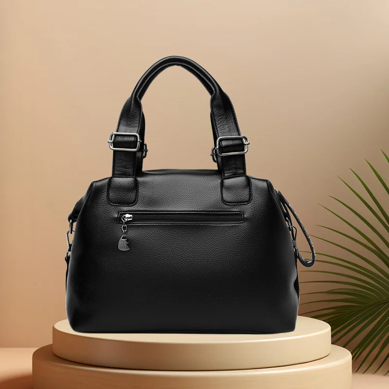 CFUN YA Fashion Luxury Women Handbag Genuine Leather Female Shoulder Cross Bag Ladies Messenger Tote Pack Travel Top Handle Bag