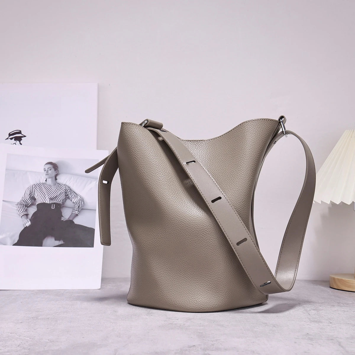 CFUN YA Fashion Luxury Women's Bucket Bag Large Travel Female Handbag Leather Lady Shoulder Cross Messenger Tote Pack Sac New