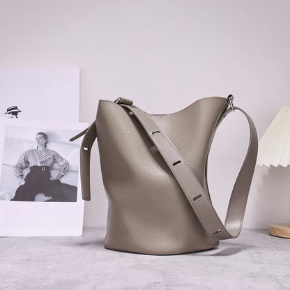 CFUN YA Fashion Luxury Women's Bucket Bag Large Travel Female Handbag Leather Lady Shoulder Cross Messenger Tote Pack Sac New