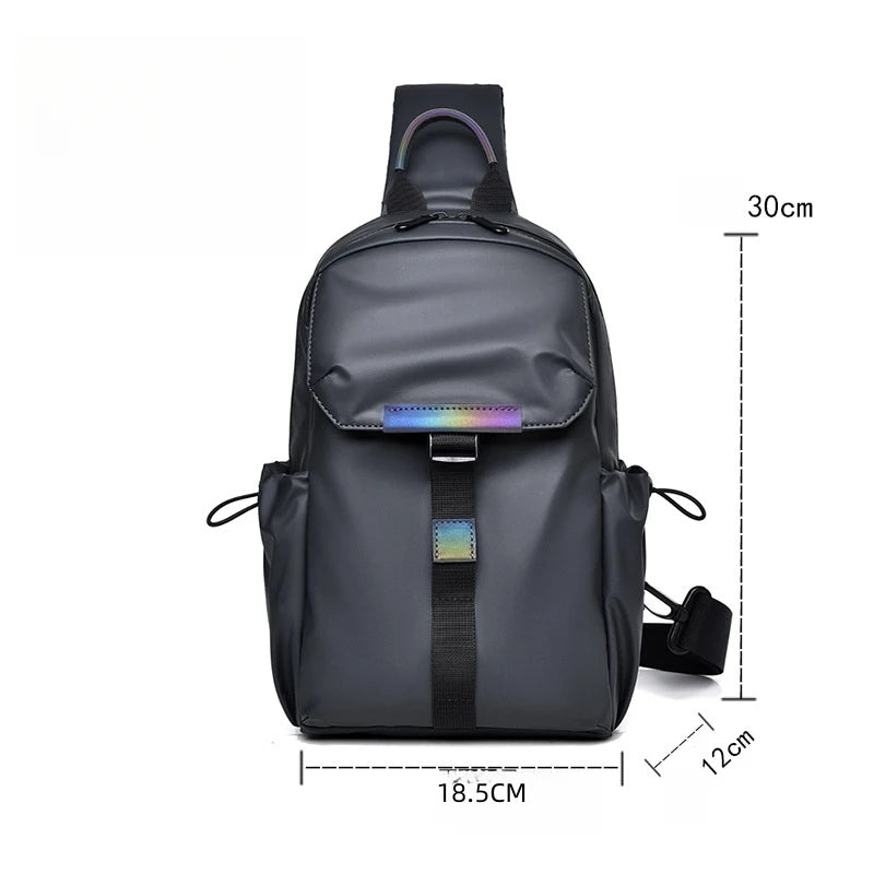 CFUN YA Fashion Men's Chest Bag Large Capacity Outdoor Riding Hiking Sling Shoulder Bags Women Cross Bag Pack Climbing Backbag