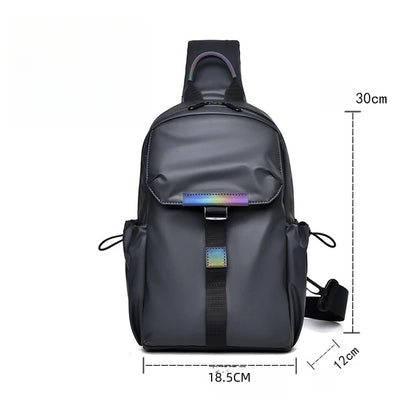 CFUN YA Fashion Men's Chest Bag Large Capacity Outdoor Riding Hiking Sling Shoulder Bags Women Cross Bag Pack Climbing Backbag