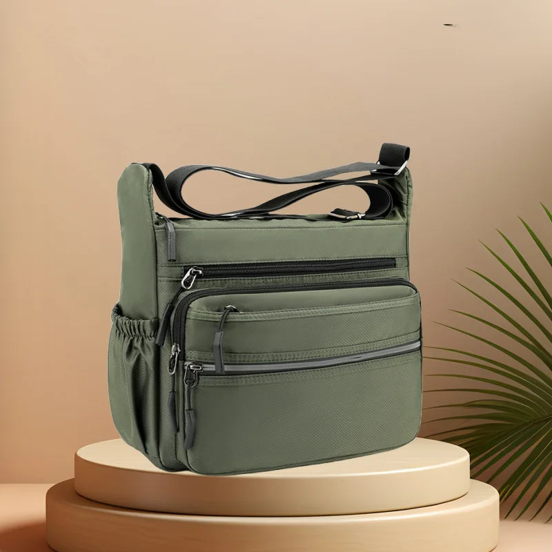 CFUN YA Fashion Men's Shoulder Bag Nylon Waterproof Male Handbag Business Messenger Crossbody Bag Totes Pack Phone Purse 2024