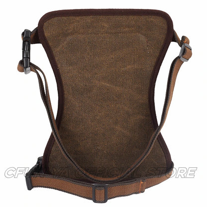 CFUN YA Fashion Men's Waist Bag Multifunction Canvas Belt Bags Fanny Leg Pack Pochete Masculina Riñoneras De cintura Para Hombre