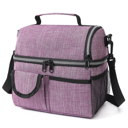 CFUN YA Fashion Multifunction Portable Lunch Bag Men Women Insulation Keep Warm Shouldeer Cross Bag Picnic Dinner Handbag New