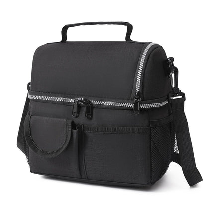 CFUN YA Fashion Multifunction Portable Lunch Bag Men Women Insulation Keep Warm Shouldeer Cross Bag Picnic Dinner Handbag New