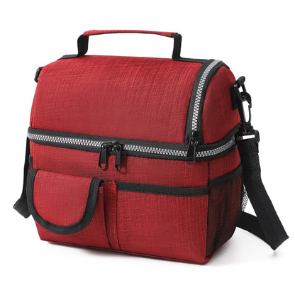 CFUN YA Fashion Multifunction Portable Lunch Bag Men Women Insulation Keep Warm Shouldeer Cross Bag Picnic Dinner Handbag New