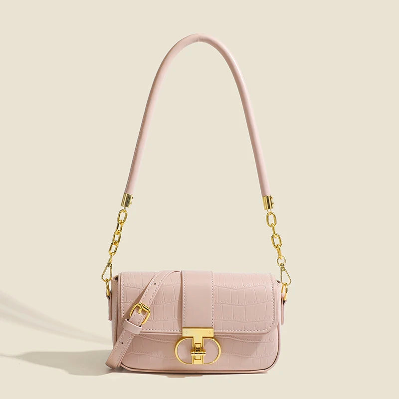 CFUN YA Fashion New Small Square Bag High Quality Female One Shoulder Chain Handbag Teen Girls Underarm Bag Phone Purse Bags