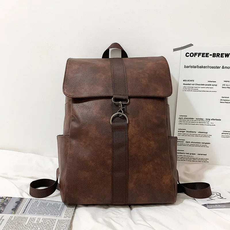 CFUN YA Fashion PU Women Backpack Soft Leather Female Bag Large Capacity Teen Girl Schoolbag Student Travel Bagpack Lady Handbag
