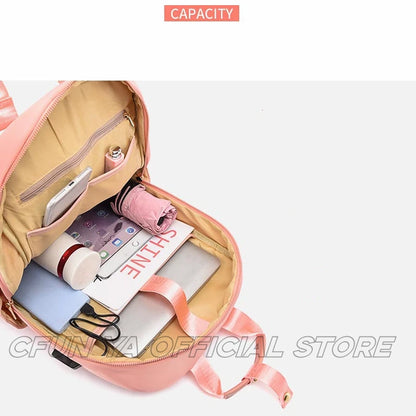 CFUN YA Fashion Quality Women Bag Backpack 15.6 Laptop Bagpack Travel Rucksack Girl Schoolbag Bolsa Feminina Mochilas Para Mujer