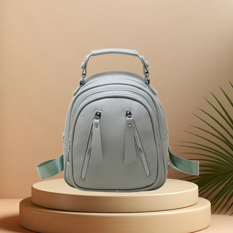 CFUN YA Fashion Small Backpack For Women Pu Leather Mini Travel Female Bagpack Girls Handbag Purse Mochilas Anti-Theft Backpacks