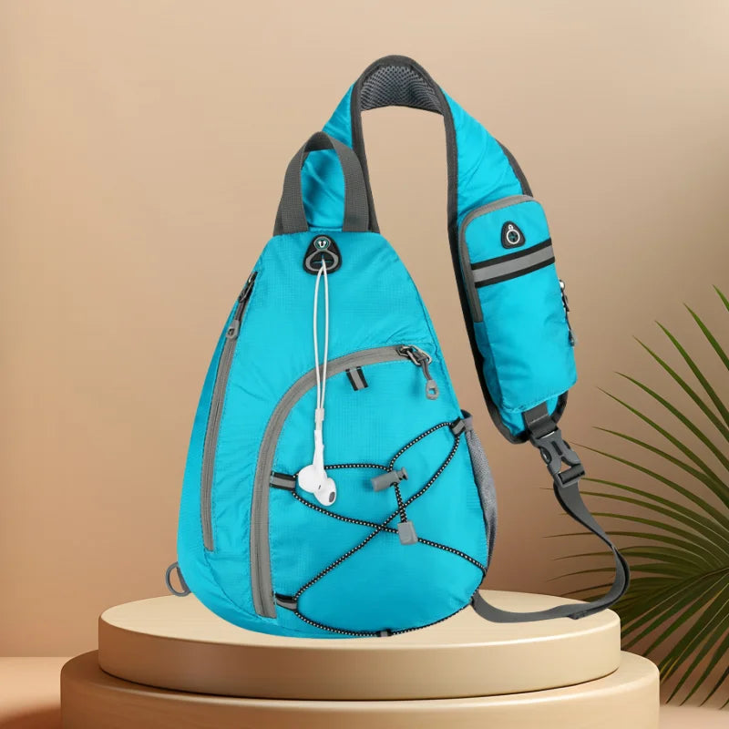 CFUN YA Fashion Sports Chest Bag For Men Women Large Capacity Waterproof Outdoor Hiking Climbing Sling Cross Bag Fanny Pack New