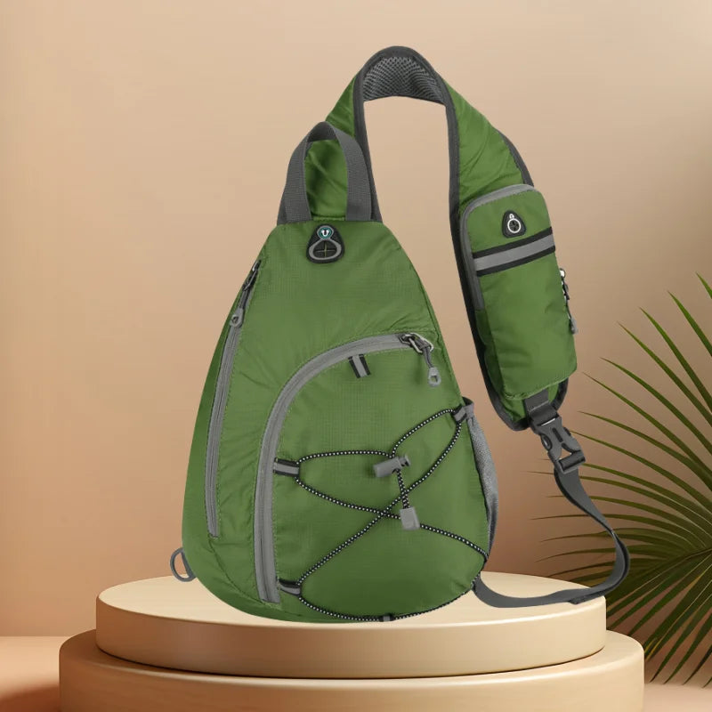 CFUN YA Fashion Sports Chest Bag For Men Women Large Capacity Waterproof Outdoor Hiking Climbing Sling Cross Bag Fanny Pack New