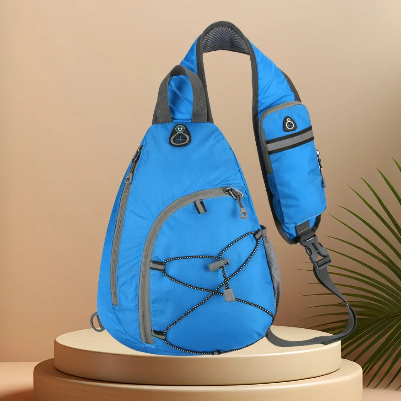 CFUN YA Fashion Sports Chest Bag For Men Women Large Capacity Waterproof Outdoor Hiking Climbing Sling Cross Bag Fanny Pack New