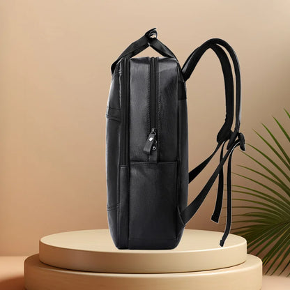 CFUN YA Fashion Students Schoolbag PU Leather Travel Bagpack Men Women Business Backpack Teen Boys Girls Bag Pack Mochila New