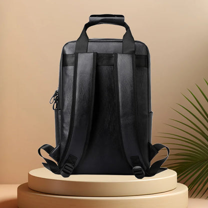 CFUN YA Fashion Students Schoolbag PU Leather Travel Bagpack Men Women Business Backpack Teen Boys Girls Bag Pack Mochila New