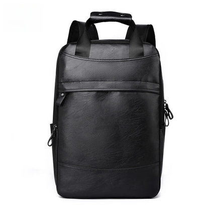 CFUN YA Fashion Students Schoolbag PU Leather Travel Bagpack Men Women Business Backpack Teen Boys Girls Bag Pack Mochila New