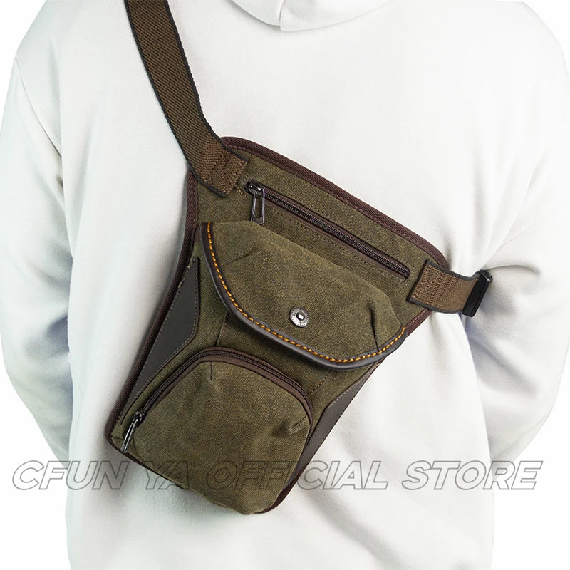 CFUN YA Fashion Tactial Waist Pack Outdoor Belt Bag Fanny Leg Bags Cross Packs Men Women Pochete Riñoneras Para Bolso Hombre