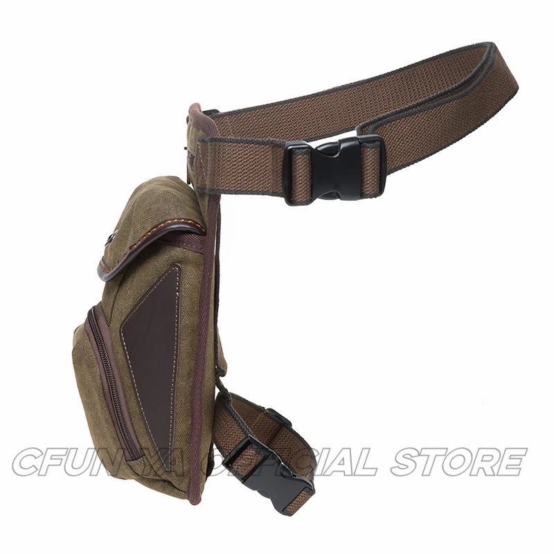 CFUN YA Fashion Tactial Waist Pack Outdoor Belt Bag Fanny Leg Bags Cross Packs Men Women Pochete Riñoneras Para Bolso Hombre