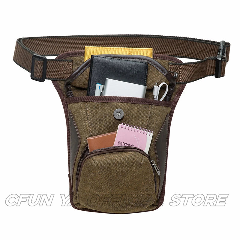 CFUN YA Fashion Tactial Waist Pack Outdoor Belt Bag Fanny Leg Bags Cross Packs Men Women Pochete Riñoneras Para Bolso Hombre