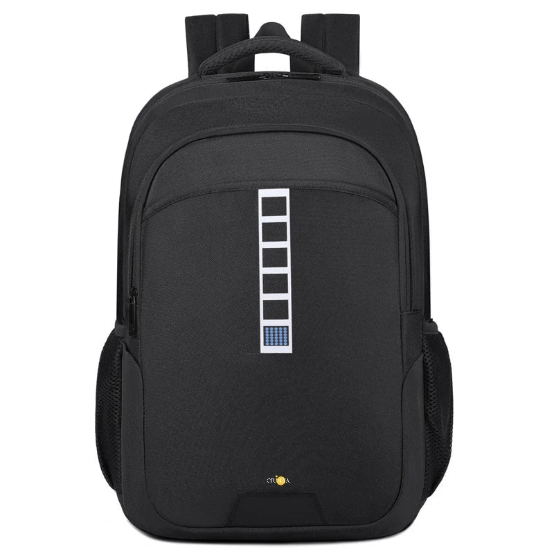 CFUN YA Fashion Tren Junior High School Backpack Large Computer Back Bag Waterproof Travel Outdoor Backpacks Men Women Teens Bag