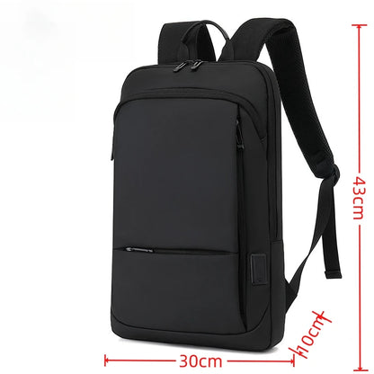 CFUN YA Fashion Trend Business Backpack Men 15.6 Computer Bag Thin Lighweight Travel Bagpack College Students Schoolbag Mochilas