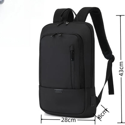 CFUN YA Fashion Trend Business Backpack Men 15.6 Computer Bag Thin Lighweight Travel Bagpack College Students Schoolbag Mochilas
