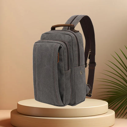 CFUN YA Fashion Trend Canvas Chest Bag For Men Outdoor Sports Climbing Backpack Hiking Shoulder Crossbody Bag Pack Mochilas 2024