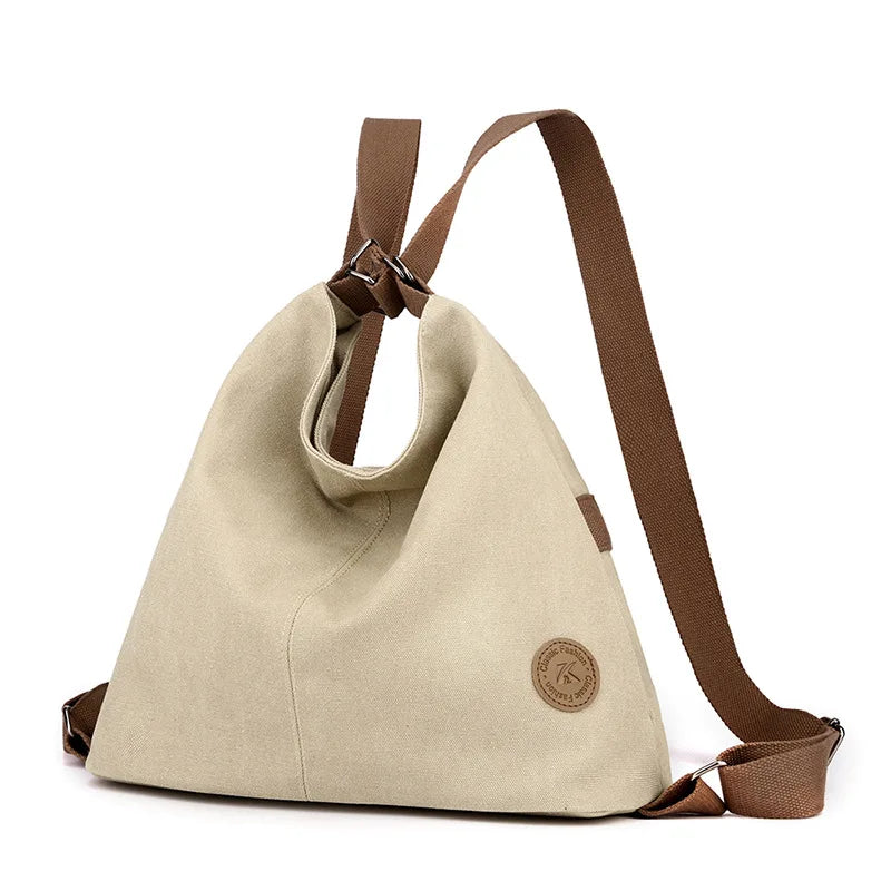 CFUN YA Fashion Trend Canvas Tote Bag For Women College Student Schoolbag Female Shoulder Handbag Travel Bagpack Mochilas 2024