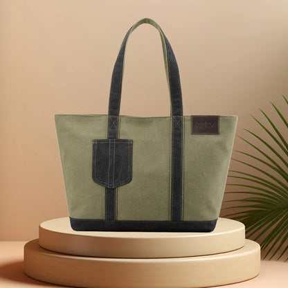 CFUN YA Fashion Trend Canvas Tote Bag For Women Large Capacity Female Shoulder Messenger Pack Travel Lady Handbag Shopping Bags