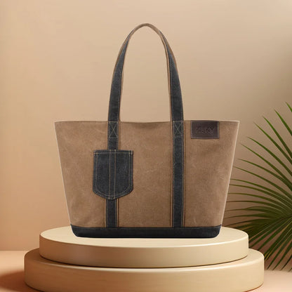 CFUN YA Fashion Trend Canvas Tote Bag For Women Large Capacity Female Shoulder Messenger Pack Travel Lady Handbag Shopping Bags