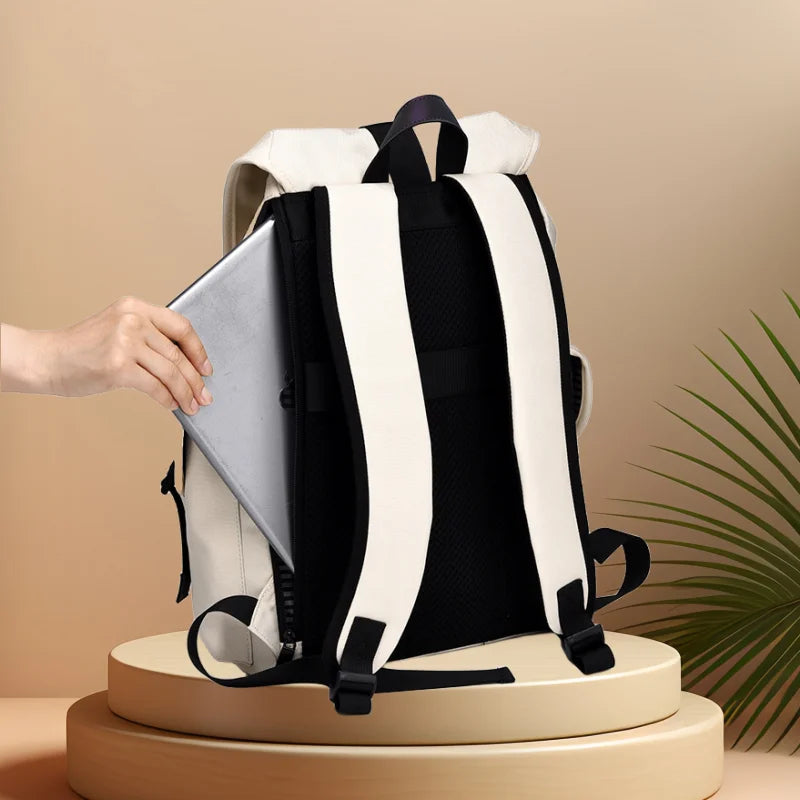 CFUN YA Fashion Trend Causal Backpack For College Students Waterproof 15.6 Computer Bag Women Men Travel Bagpack Bookbag Mochila