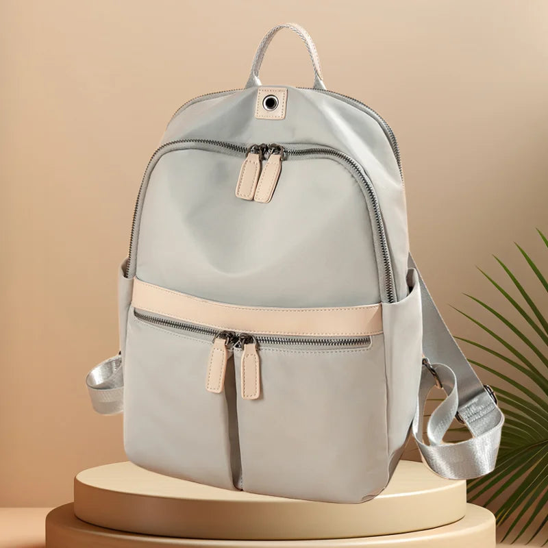 CFUN YA Fashion Trend College Students Schoolbag 14" Computer Bag Backpack With Earphone Port Travel Anti-Theft Backbag Women