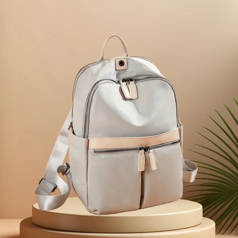 CFUN YA Fashion Trend College Students Schoolbag 14" Computer Bag Backpack With Earphone Port Travel Anti-Theft Backbag Women