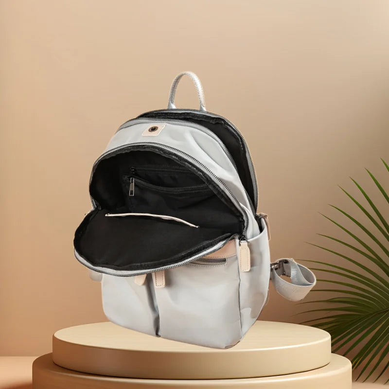 CFUN YA Fashion Trend College Students Schoolbag 14" Computer Bag Backpack With Earphone Port Travel Anti-Theft Backbag Women