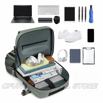 CFUN YA Fashion Trend Luxury Business Backpack For Men Women 16 Inch Laptop Bag Pack Travel Rucksack College Schoolbag Mochilas