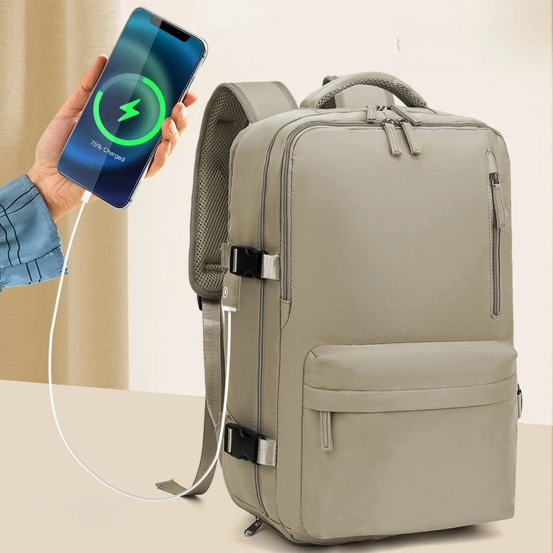 CFUN YA Fashion Trend Luxury Business Backpack USB Charging Travel Bagpack 16 Laptop Women Men Back Pack Students Schoolbag 2024