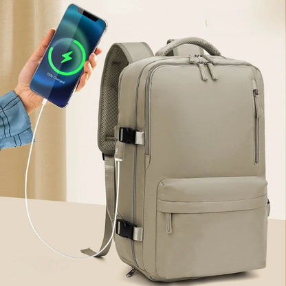 CFUN YA Fashion Trend Luxury Business Backpack USB Charging Travel Bagpack 16 Laptop Women Men Back Pack Students Schoolbag 2024