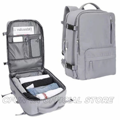 CFUN YA Fashion Trend Luxury Business Backpack USB Charging Travel Bagpack 16 Laptop Women Men Back Pack Students Schoolbag 2024
