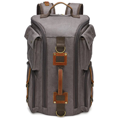 CFUN YA Fashion Trend Luxury Canvas Backpack For Men Women 15.6 Inch Laptop Bag Pack Outdoor Handbag Climbing Rucksack Mochilas