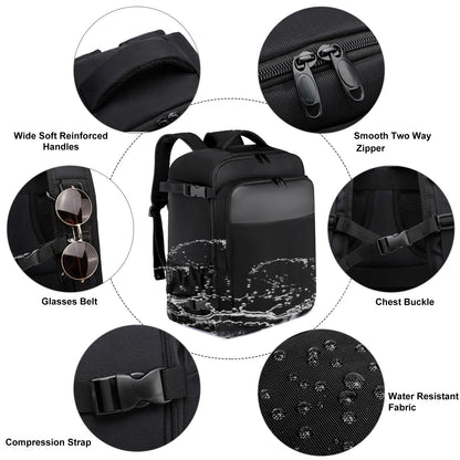CFUN YA Fashion Trend Luxury Men's Backpack 14 15.6 Laptop Bagpack Waterproof Travel Backbag College Student Schoobag Mochila