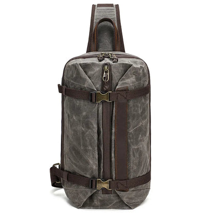 CFUN YA Fashion Trend Luxury Men's Chest Bag Canvas Sling Shoulder Bag Male Cross Bagpack Outdoor Backbag 크로스백 남성 Bolso Hombre