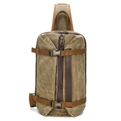 CFUN YA Fashion Trend Luxury Men's Chest Bag Canvas Sling Shoulder Bag Male Cross Bagpack Outdoor Backbag 크로스백 남성 Bolso Hombre