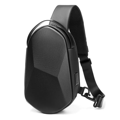 CFUN YA Fashion Trend Luxury Men's Chest Bag Multi-Functional Hardshell Motorcycle Backpack Outdoor Male Shoulder Crossbody Bags