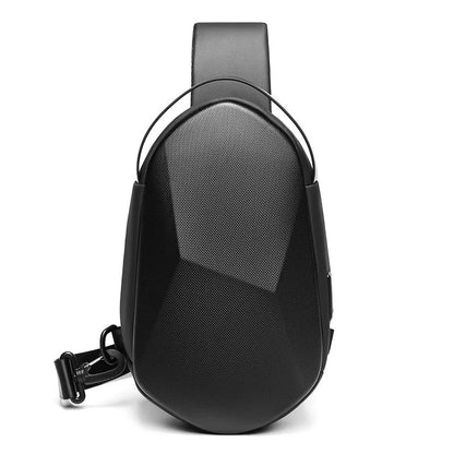CFUN YA Fashion Trend Luxury Men's Chest Bag Multi-Functional Hardshell Motorcycle Backpack Outdoor Male Shoulder Crossbody Bags