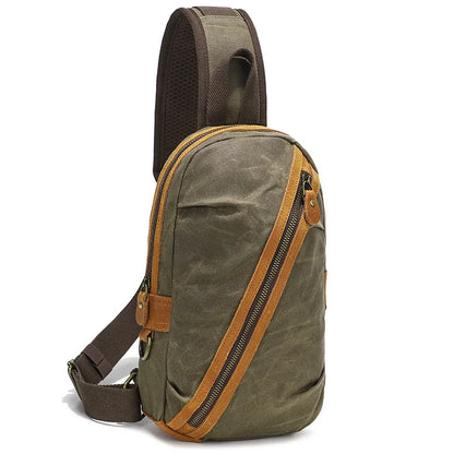 CFUN YA Fashion Trend Luxury Men's Cross Chest Bag Canvas Shoulder Bags Outdoor Climbing Backpack Male Sling Bag Sacoche Homme