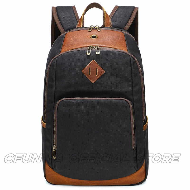 CFUN YA Fashion Trend Luxury Outdoor Backpack For Men Women Large 16 Inch Laptop Bag Pack Male Climbing Knapsack Canvas Backbag