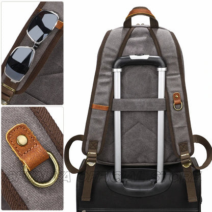 CFUN YA Fashion Trend Luxury Outdoor Backpack For Men Women Large 16 Inch Laptop Bag Pack Male Climbing Knapsack Canvas Backbag