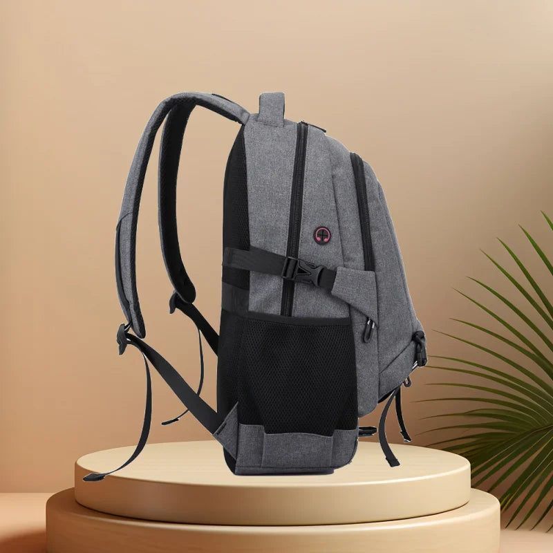CFUN YA Fashion Trend Luxury Student Schoolbag Nylon 15.6 Computer Backpack Earphone Port Travel Bagpack Business Men's Bag Pack